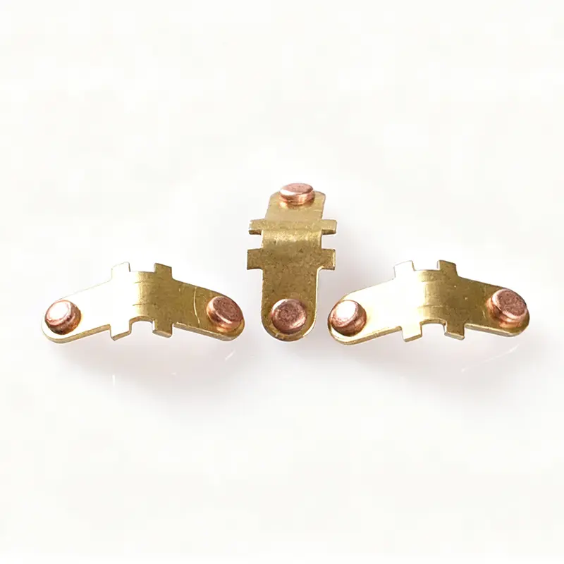 Metal Stamping Terminal Connector Electrical Sliver Contacts